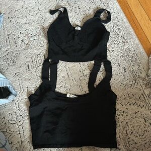 Free People Intimately 2 piece Knit Top/Bralette